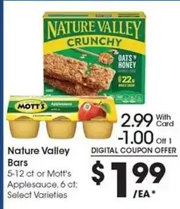 Kroger Nature Valley Bars offer