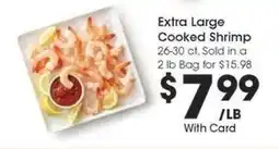 Kroger Extra Large Cooked Shrimp offer