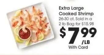 Kroger Extra Large Cooked Shrimp offer