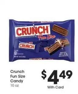 Kroger Crunch Fun Size Candy offer