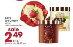 Giant Eagle Edy's Ice Cream offer