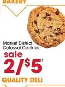 Giant Eagle Market District Colossal Cookies offer
