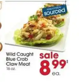 Giant Eagle Wild Caught Blue Crab Claw Meat offer