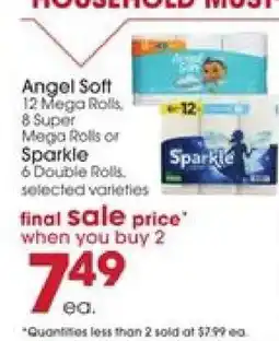Giant Eagle Angel Soft or Sparkle offer