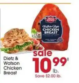Giant Eagle Dietz & Watson Chicken Breast offer