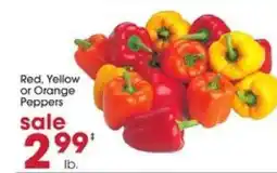 Giant Eagle Red, Yellow Or Orange Peppers offer