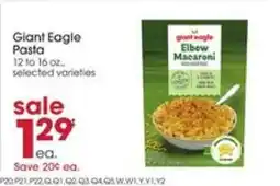 Giant Eagle Giant Eagle Pasta offer