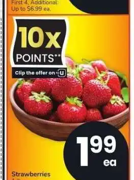 Albertsons Strawberries - 1 lb offer