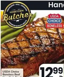 Albertsons USDA Choice Boneless Beef New York Steak - Value Pack offer