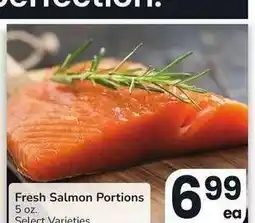Albertsons Fresh Salmon Portions - 5 oz. Select Varieties offer