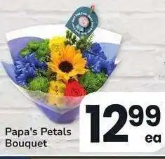 Albertsons Papa's Petals Bouquet offer
