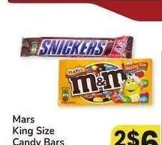 Albertsons Mars King Size Candy Bars - Select Varieties offer