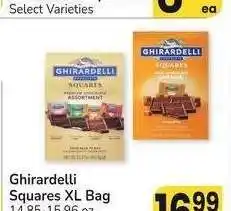 Albertsons Ghirardelli Squares XL Bag - 14.85-15.96 oz. Select Varieties offer