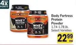 Albertsons Body Fortress Protein Powder - 1.74-1.78 lb. Select Varieties offer