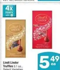 Albertsons Lindt Lindor Truffles - 5.1 oz., Select Varieties offer