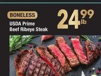 Albertsons USDA Prime Beef Ribeye Steak offer