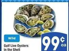Albertsons Gulf Live Oysters in the Shell offer