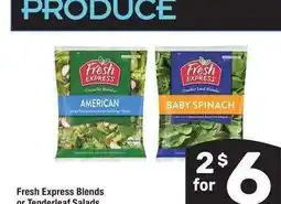 Albertsons Fresh Express Blends or Tenderleaf Salads - 5-11 oz offer