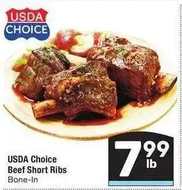 Albertsons USDA Choice Beef Short Ribs - Bone - In offer