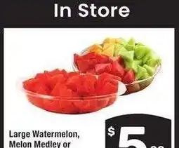 Albertsons Large Watermelon, Melon Medley or Pineapple Bowls - 32 oz. pkg offer