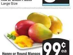 Albertsons Honey or Round Mangos - Large Size offer