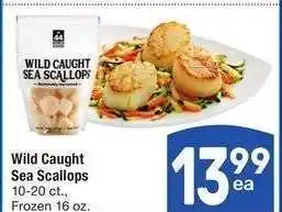 Albertsons Wild Caught Sea Scallops - 10-20 ct., Frozen 16 oz offer