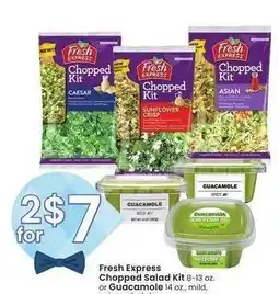 Albertsons Fresh Express Chopped Salad Kit 8-13 oz. or Guacamole 14 oz., mild, spicy or hatch offer