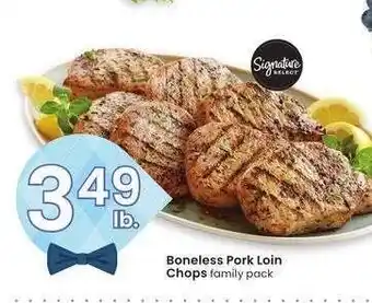 Albertsons Boneless Pork Loin Chops - family pack offer