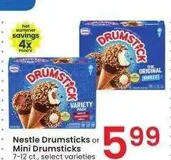 Albertsons Nestle Drumsticks or Mini Drumsticks - 7-12 ct., select varieties offer