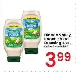 Albertsons Hidden Valley Ranch Salad Dressing - 16 oz., select varieties offer