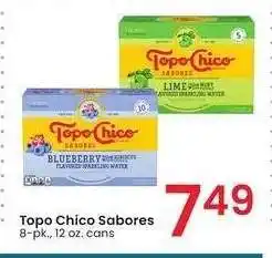 Albertsons Topo Chico Sabores - 8 - pk., 12 oz. cans offer