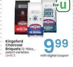 Albertsons Kingsford Charcoal Briquets - 12-16lbs., select varieties offer