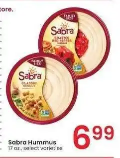 Albertsons Sabra Hummus - 17 oz., select varieties offer