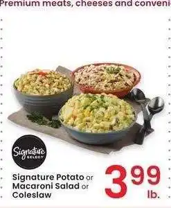 Albertsons Signature Potato or Macaroni Salad or Coleslaw offer