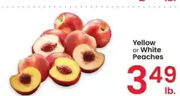 Albertsons Yellow or White Peaches offer