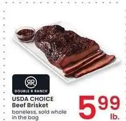 Albertsons USDA Choice Beef Brisket - boneless, sold whole in the bag offer