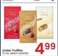 Albertsons Lindor Truffles - 5.1 oz., select varieties offer