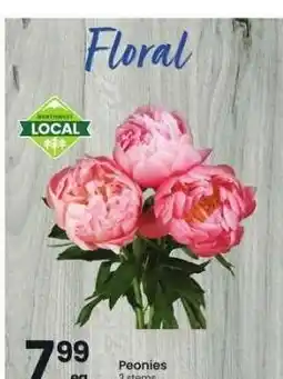 Albertsons Peonies - 3 stems offer