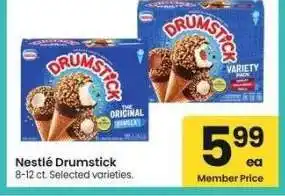 Albertsons Nestle Drumstick - 8-12 ct. Selected varieties offer