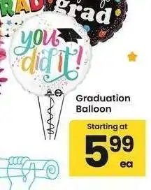 Albertsons Graduation Balloon offer
