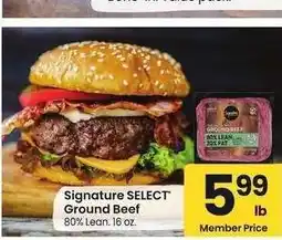 Albertsons Signature SELECT Ground Beef - 80% Lean. 16 oz offer