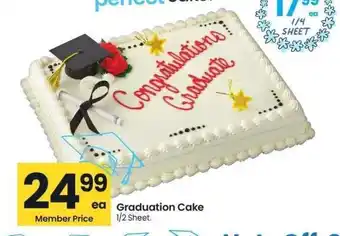Albertsons Graduation Cake - 1/2 Sheet offer