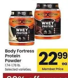 Albertsons Body Fortress Protein Powder - 1.74-1.78 lb. Selected varieties offer