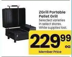Albertsons ZGrill Portable Pellet Grill - Selected varieties offer