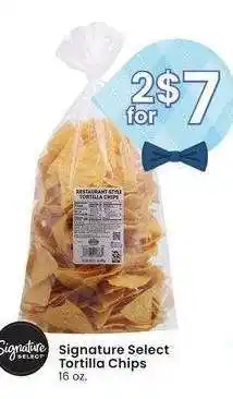 Albertsons Signature Select Tortilla Chips - 16 oz offer