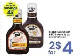 Albertsons Signature Select BBQ Sauce - 18 oz., select varieties offer