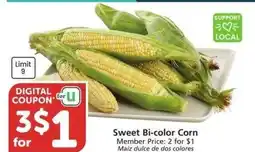 Albertsons Sweet Bi-Color Corn - Member Price: 2 for $1 Maíz dulce de dos colores offer