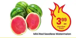 Albertsons Mini Red Seedless Watermelon offer