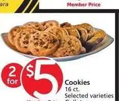 Albertsons Cookies - 16 ct. Selected varieties offer
