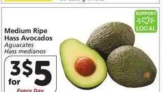 Albertsons Medium Ripe Hass Avocados - Aguacates Hass medianos offer